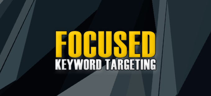 targeting the right keywords for high traffic